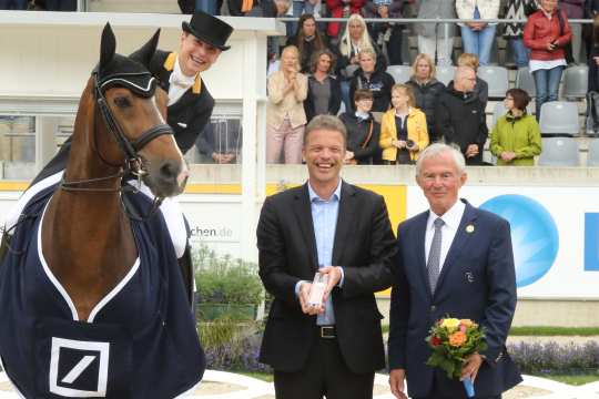 Prize giving ceremony Deutsche Bank Prize Photo: CHIO Aachen / Foto Studio Strauch